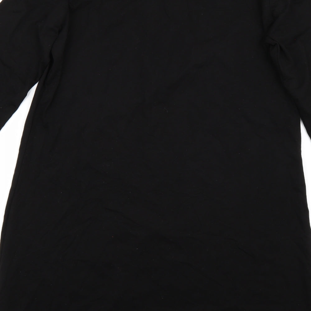 Sunnyme Womens Black Rayon A-Line Size XL