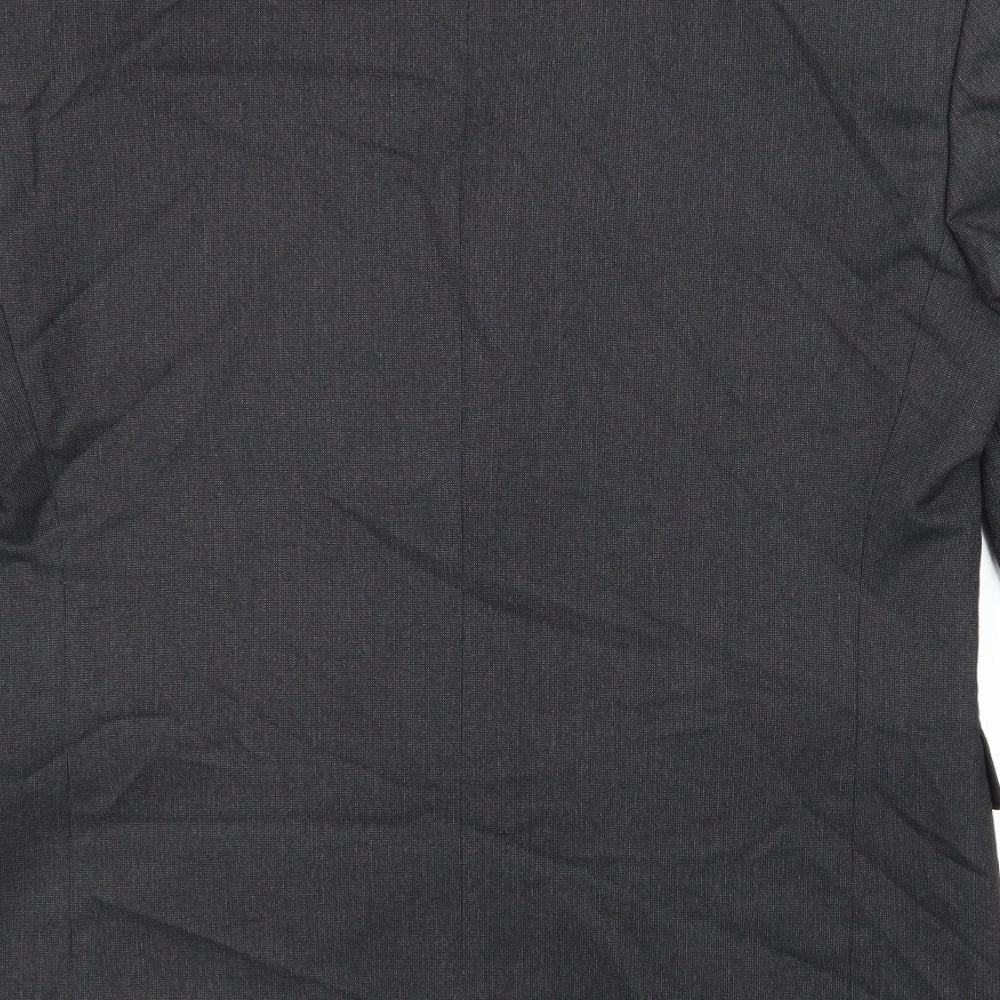 Preworn Mens Grey Jacket Suit Jacket Size 38