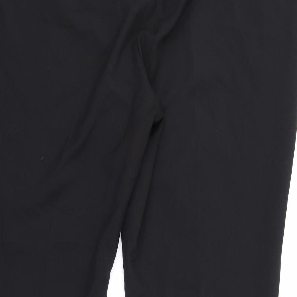 Marks and Spencer Womens Black Trousers Size 40 in L27 in