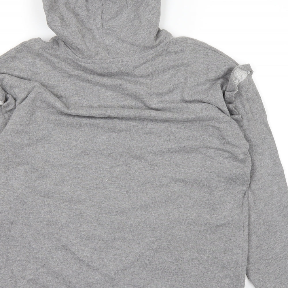 Papaya Womens Grey Pullover Hoodie Size 10