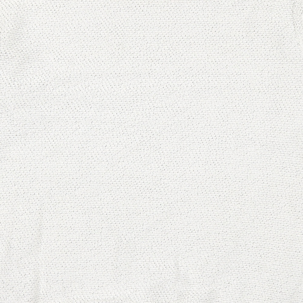 Preworn Womens White Pullover Jumper Size M