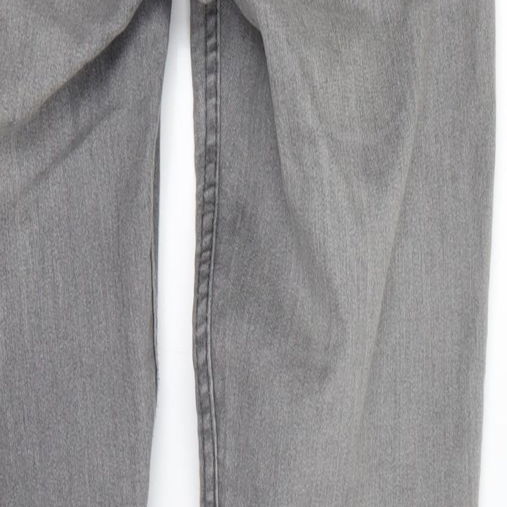 H&M Womens Grey Mom Jeans Size 6 L27 in