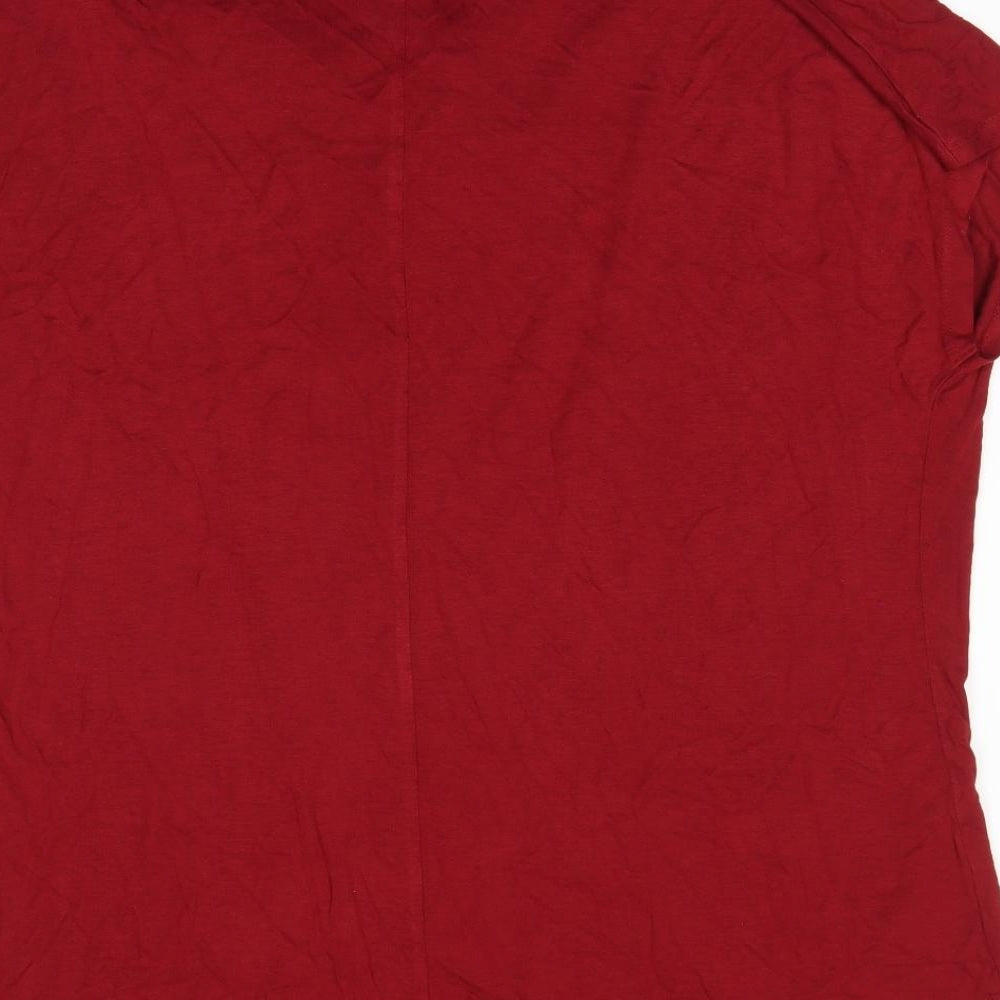 Sheego Womens Red Basic T-Shirt Size 18