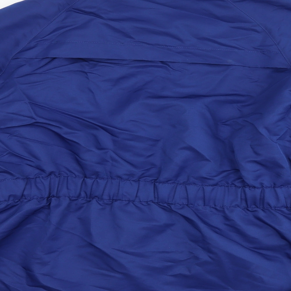 venco Womens Blue Overcoat Coat Size L