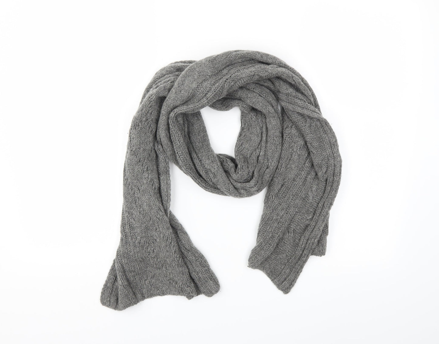 Preworn Womens Grey Scarf