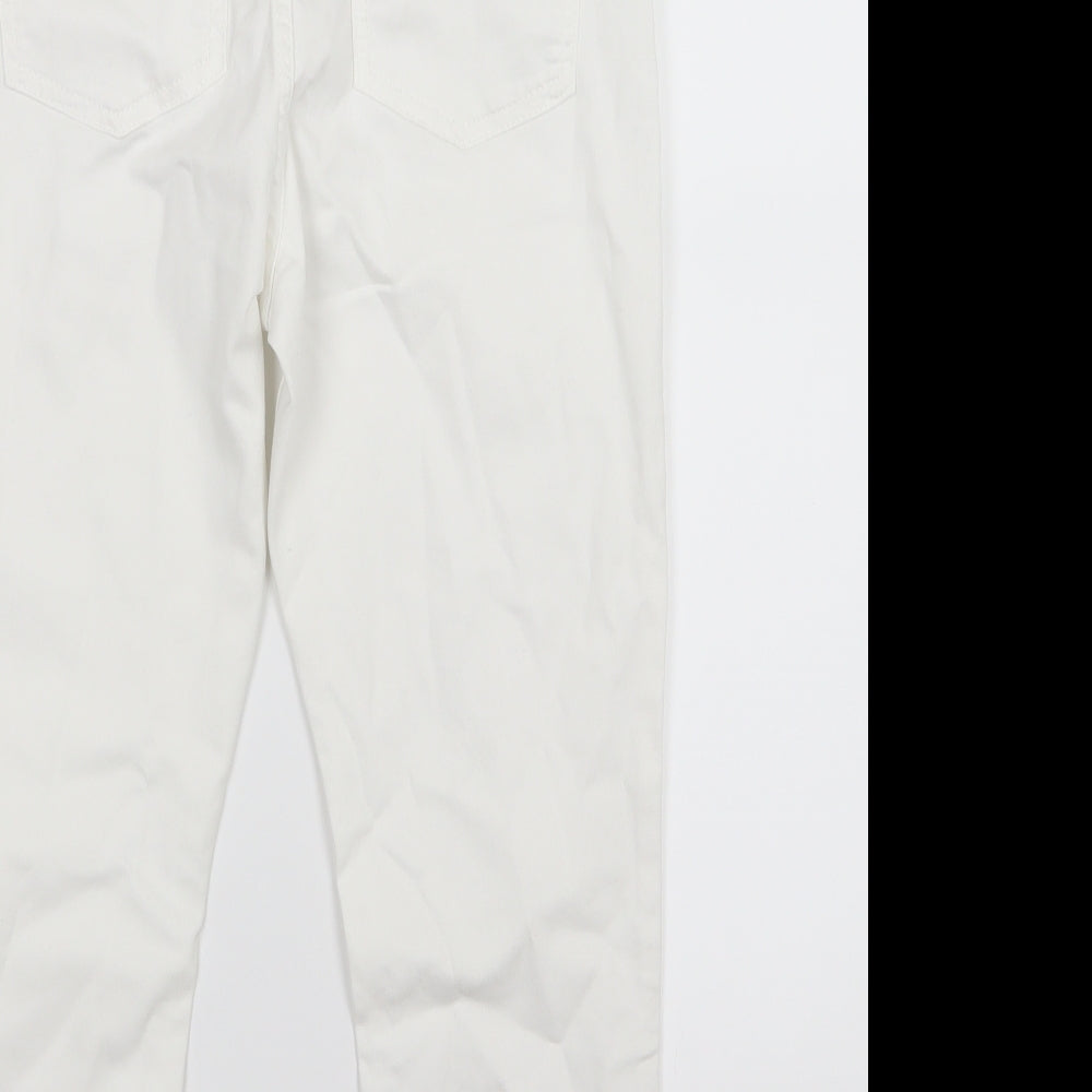 Marks & Spencer Womens White Denim Skinny Jeans Size 10 L22 in
