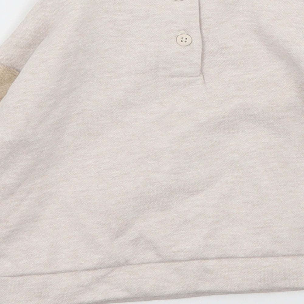 LC Waikiki Girls Ivory Jersey Pullover Jumper Size 6-9 Months - Bear