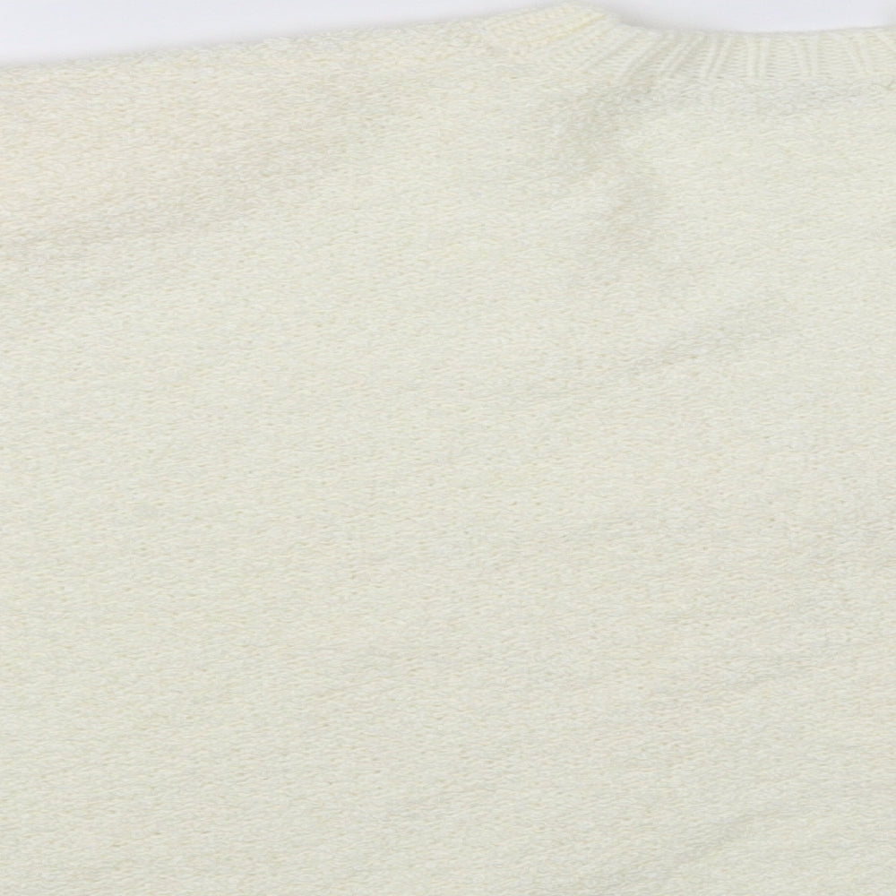 Poppy Womens Ivory Cardigan Jumper Size 18
