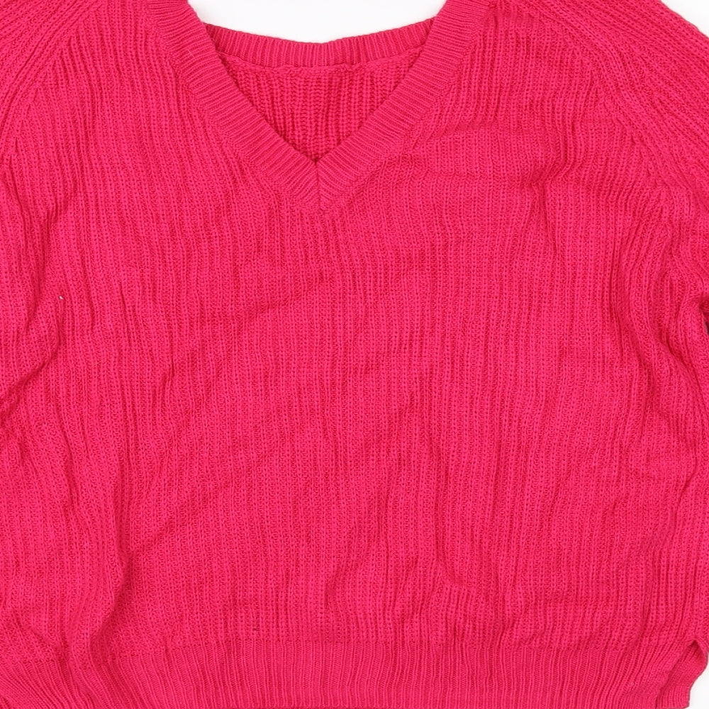 George Womens Orange Pullover Jumper Size 14