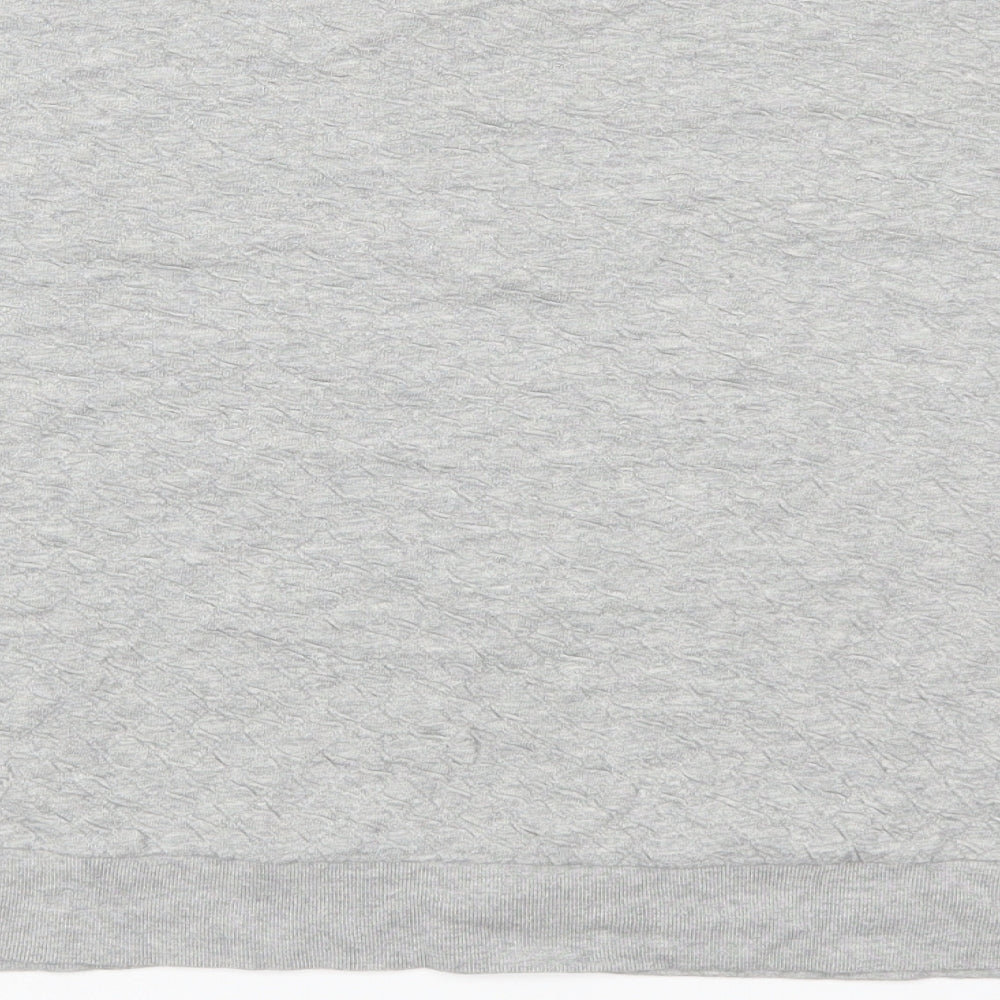 Topshop Womens Grey Pullover Sweatshirt Size 12