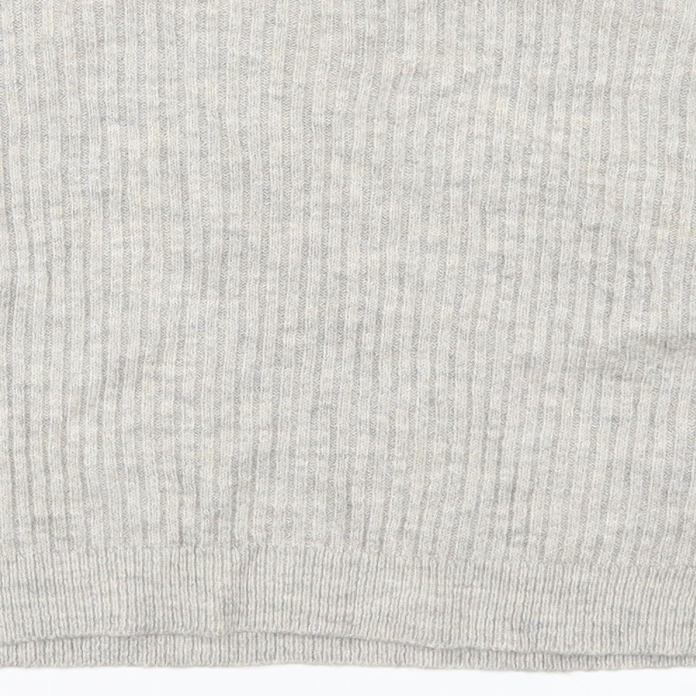 New Look Womens Grey Pullover Jumper Size S