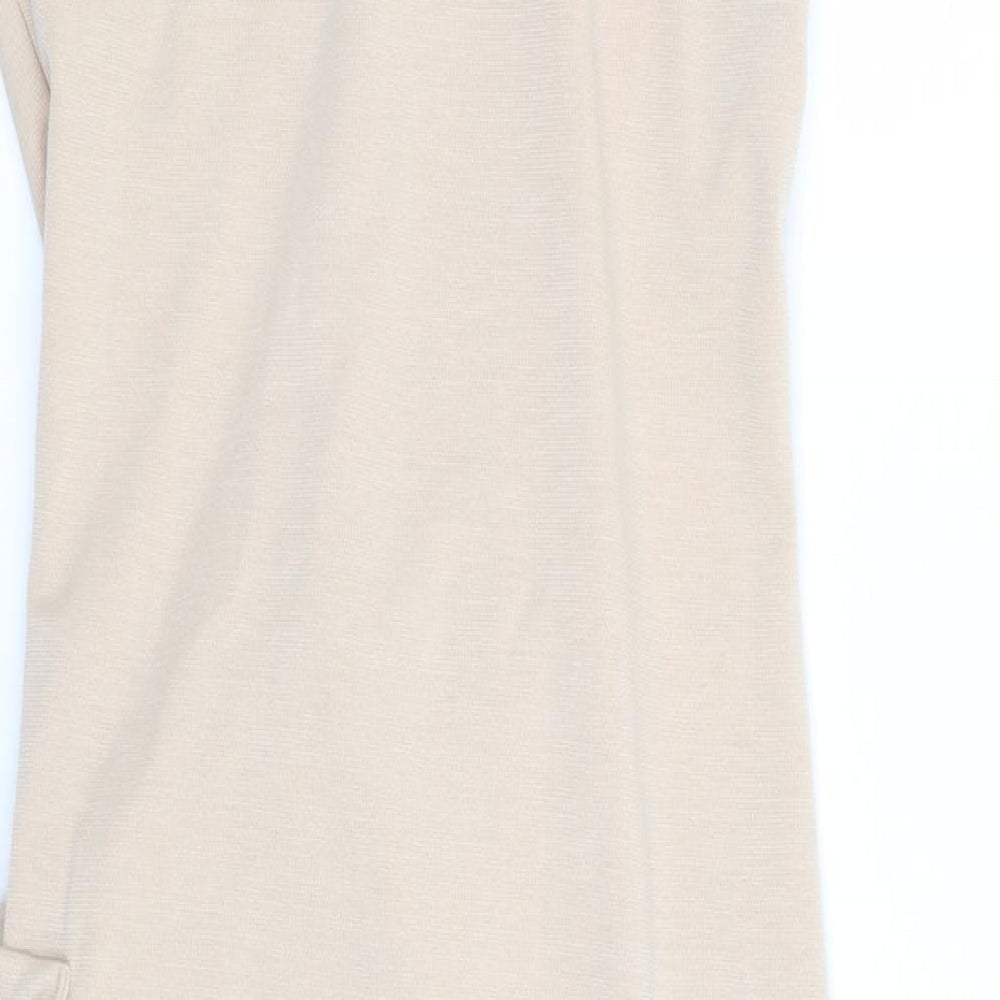 Preworn Womens Beige Shift Size 10