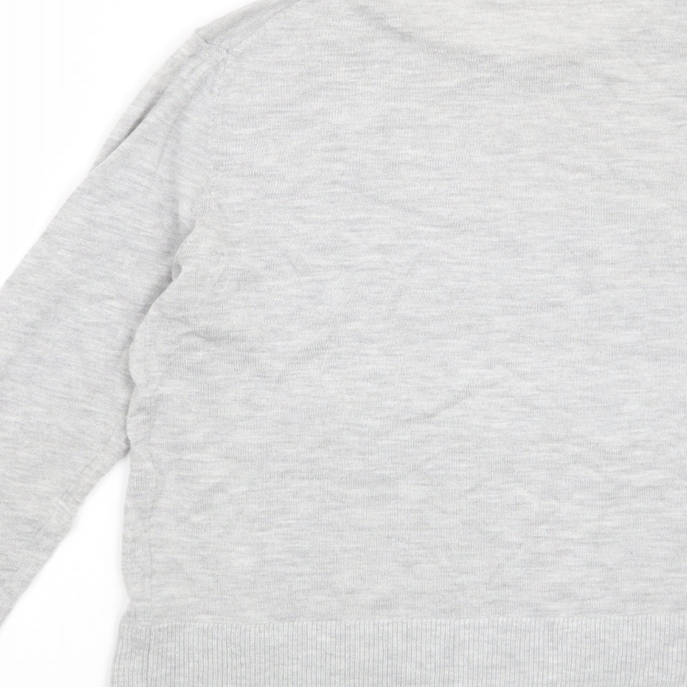 Zara Womens Grey Pullover Jumper Size S