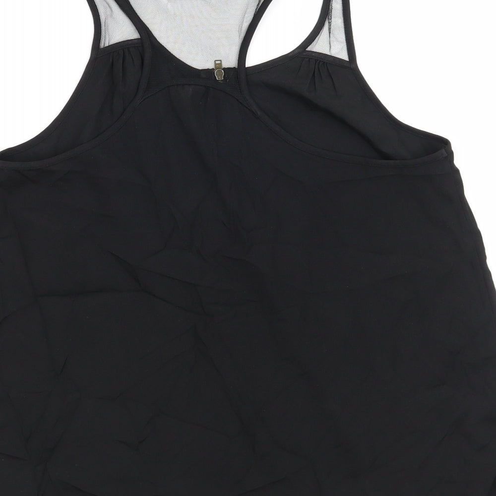 H&M Womens Black Basic Blouse Size 4