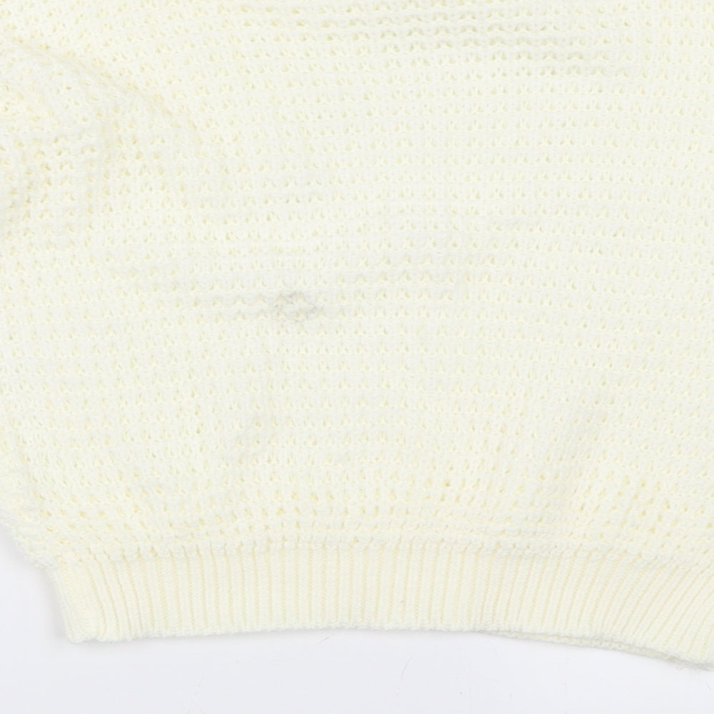 PRETTYLITTLETHING Womens Ivory Pullover Jumper Size M