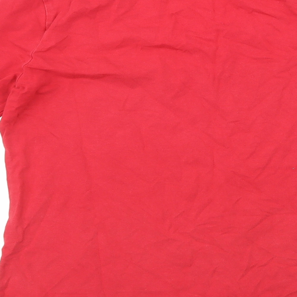 EAST Womens Red Basic T-Shirt Size 12