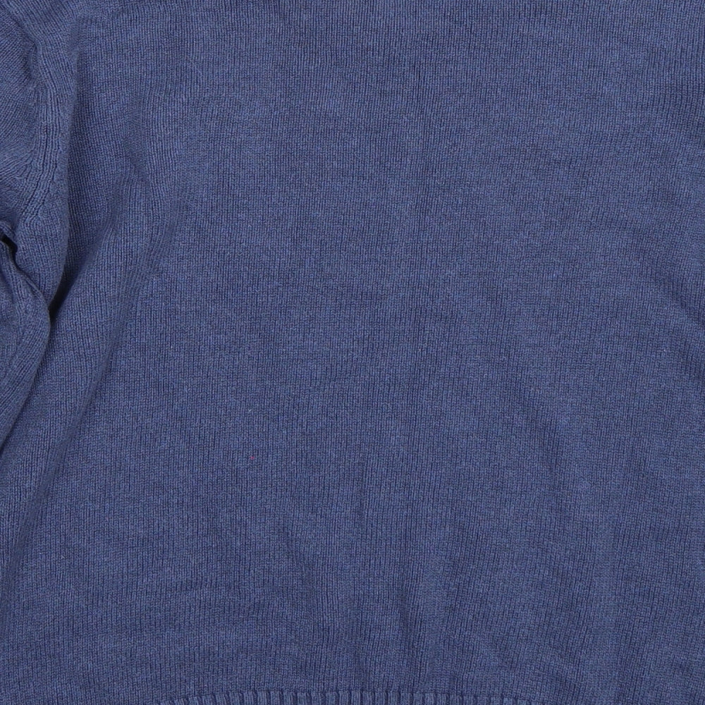 Easy Mens Blue Pullover Jumper Size L