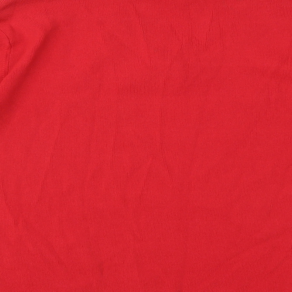 Carolyn Taylor Womens Red Basic T-Shirt Size 12