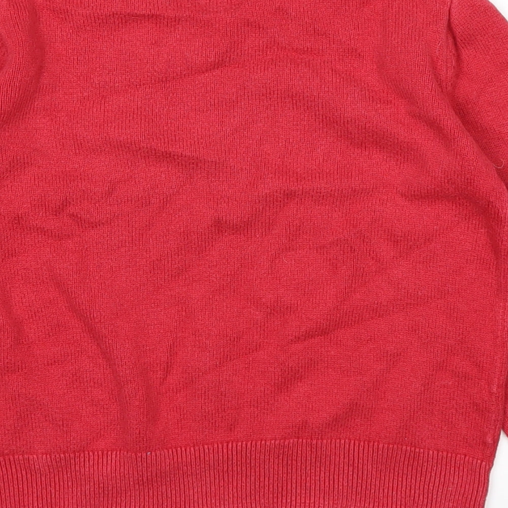 Gap Boys Red Pullover Jumper Size 7 Years