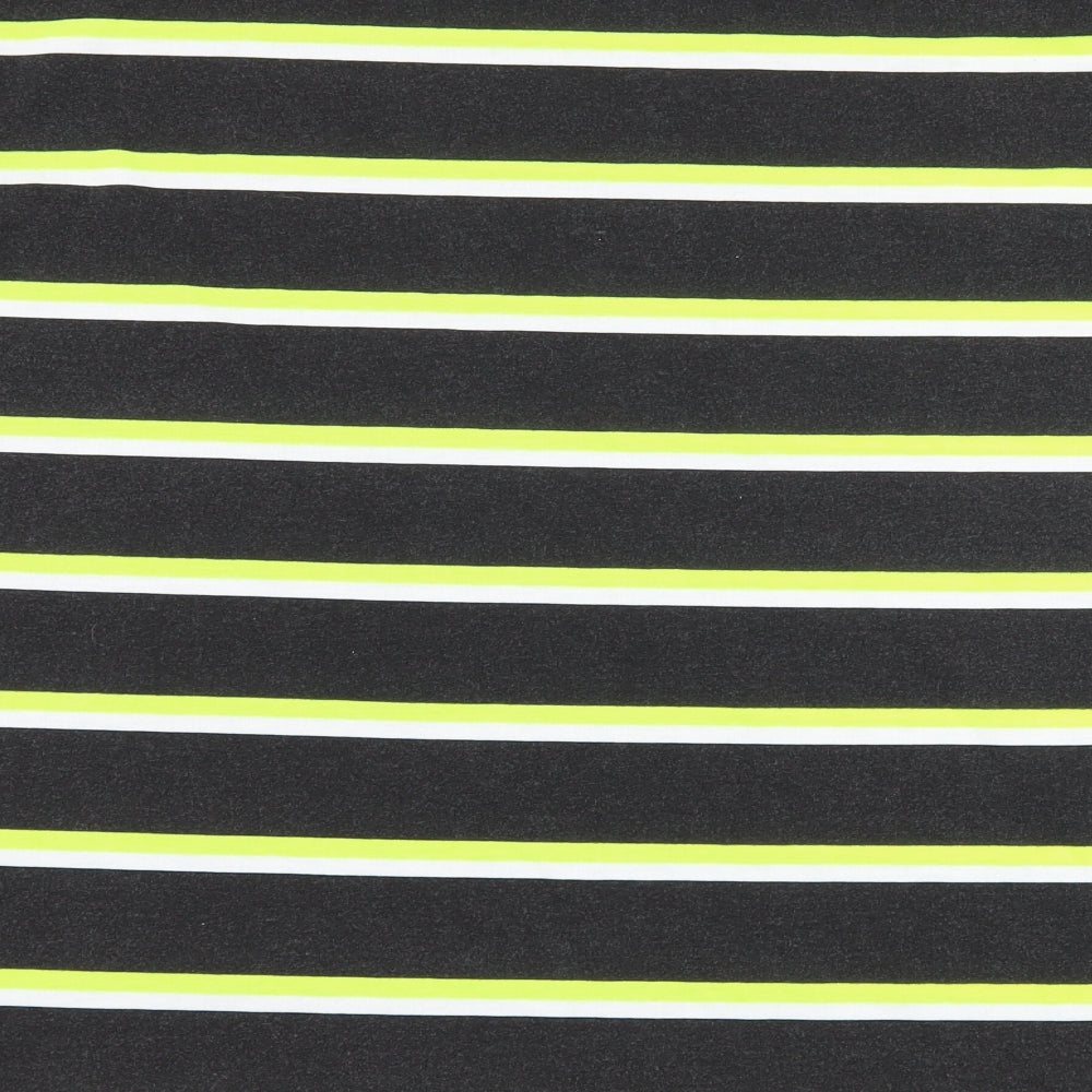 Lasula Womens Grey Striped T-Shirt Dress Size 10