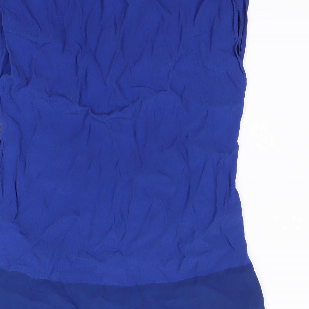 wishbone Womens Blue Basic Tank Size 10