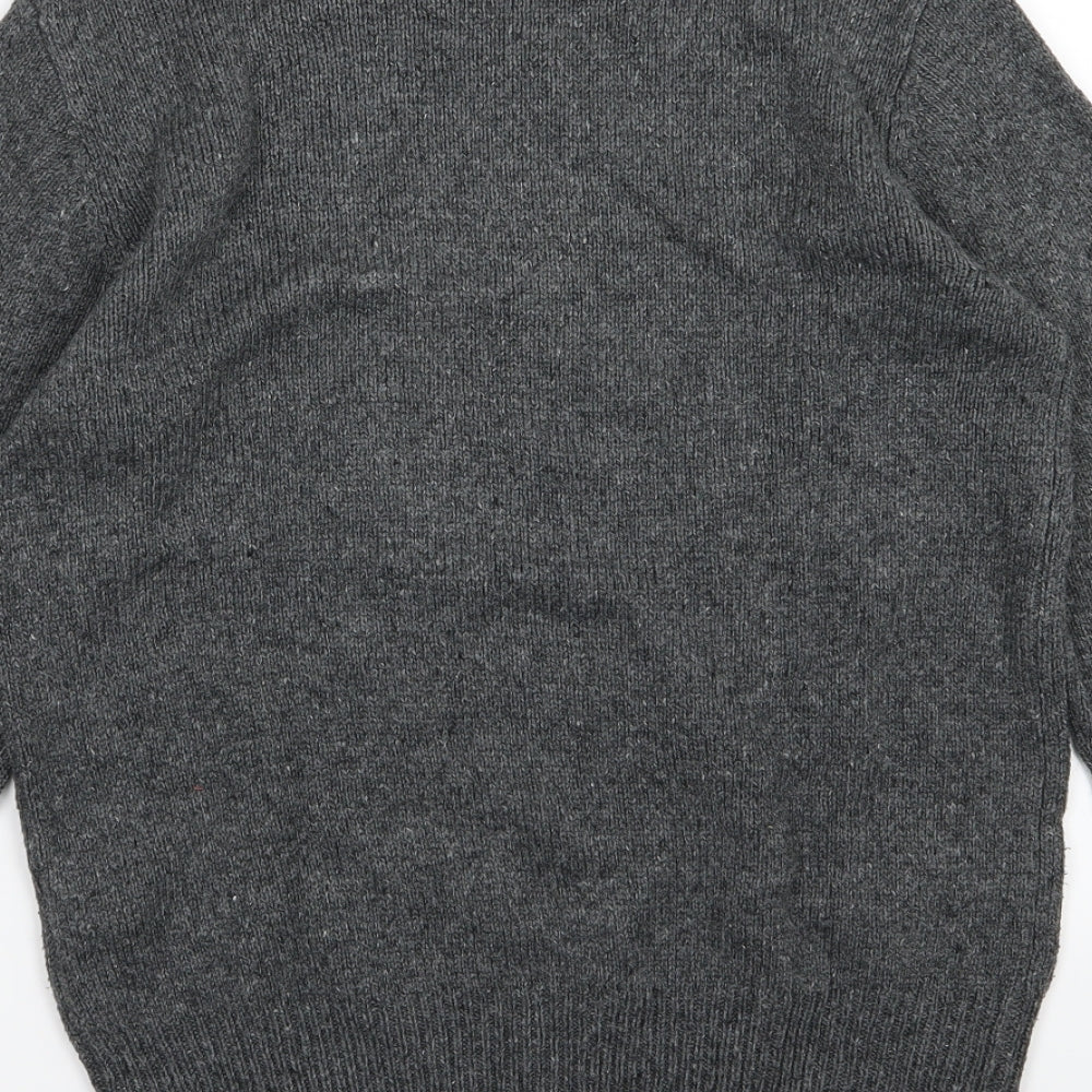 Cedarwood State Mens Grey Knit Pullover Jumper Size S