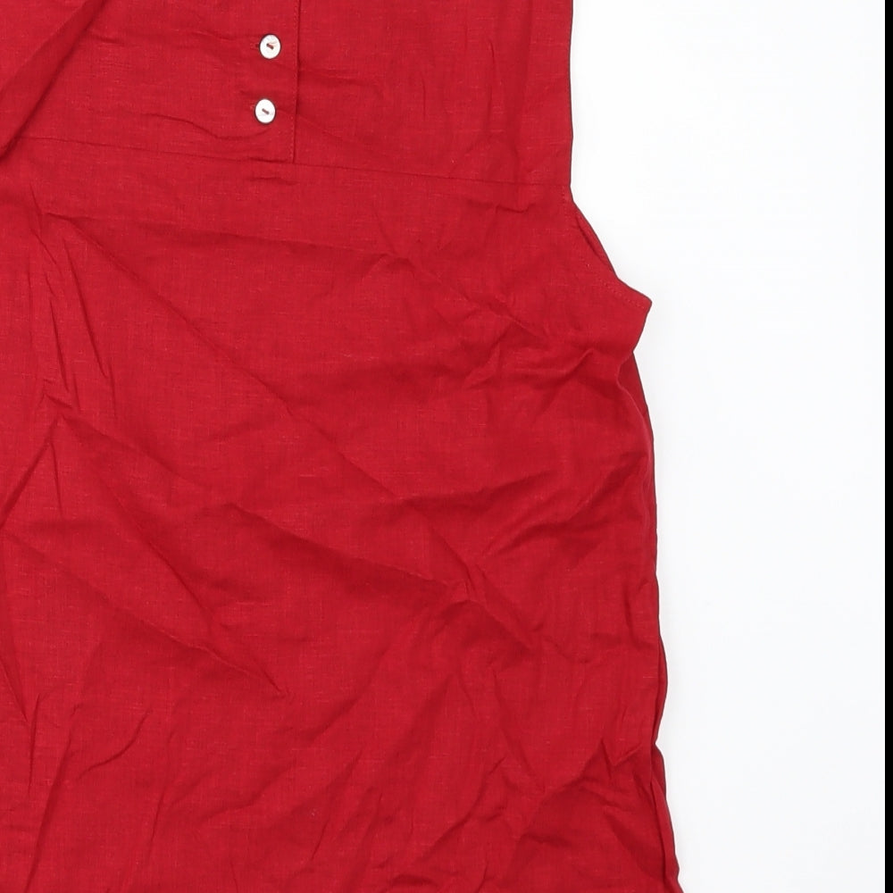 Marks and Spencer Womens Red Camisole Tank Size 8