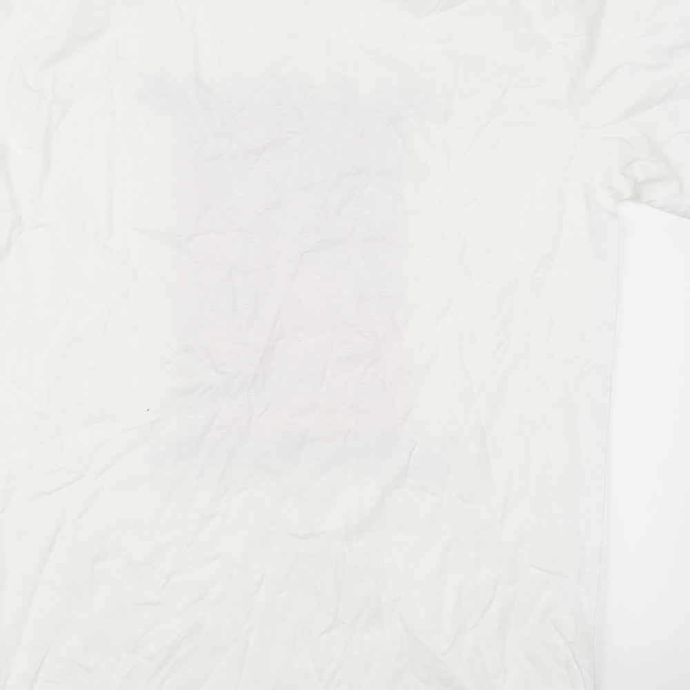 Nostalgic Mens White T-Shirt Size M - No Bad Days