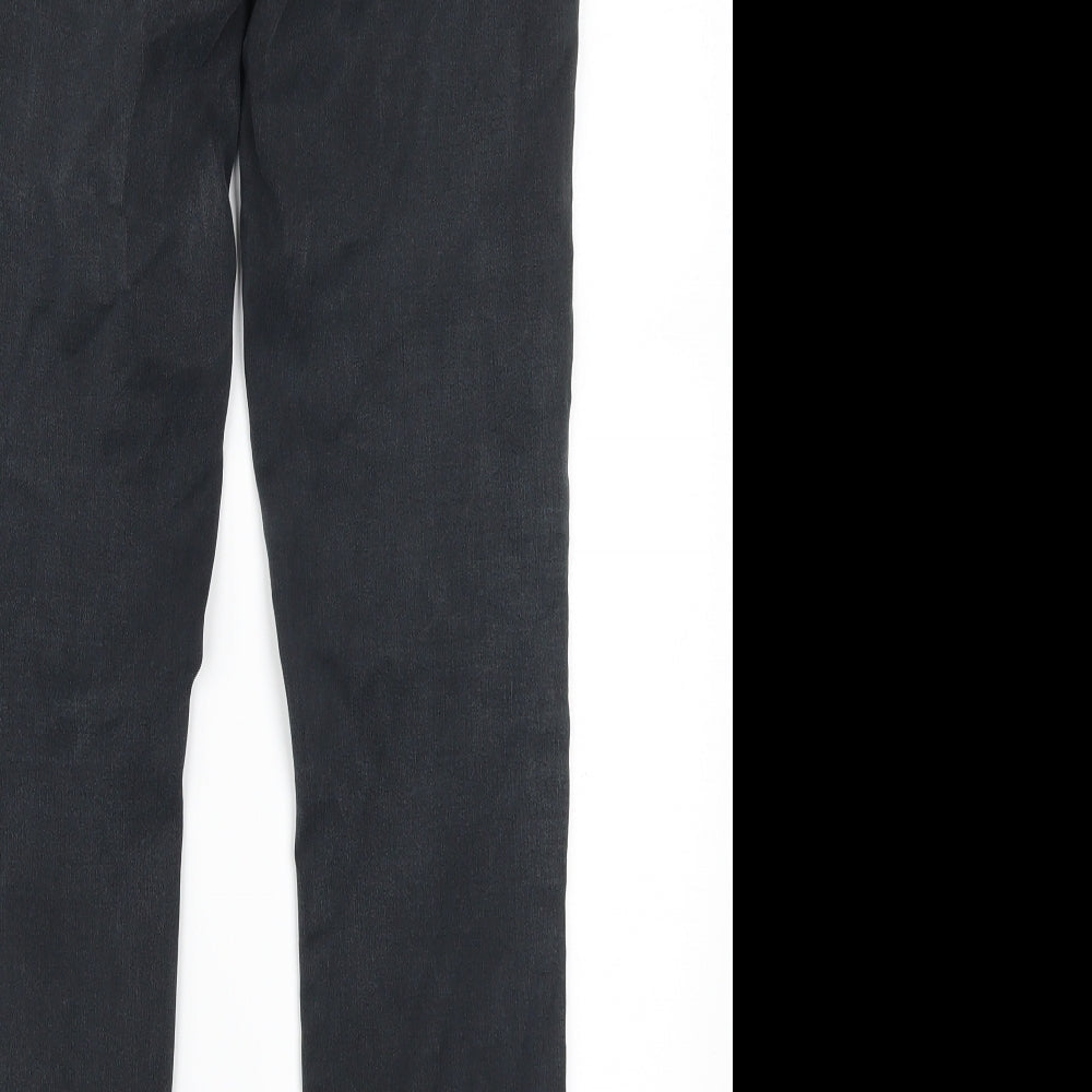 Mango Womens Grey Denim Straight Jeans Size 6 L29 in