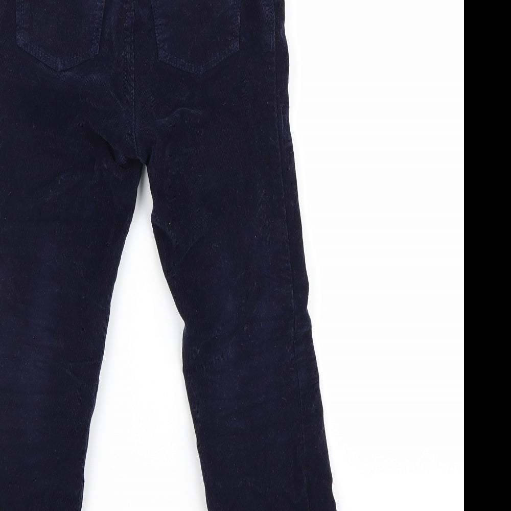 Gap Girls Blue Velvet Straight Jeans Size 5 Years