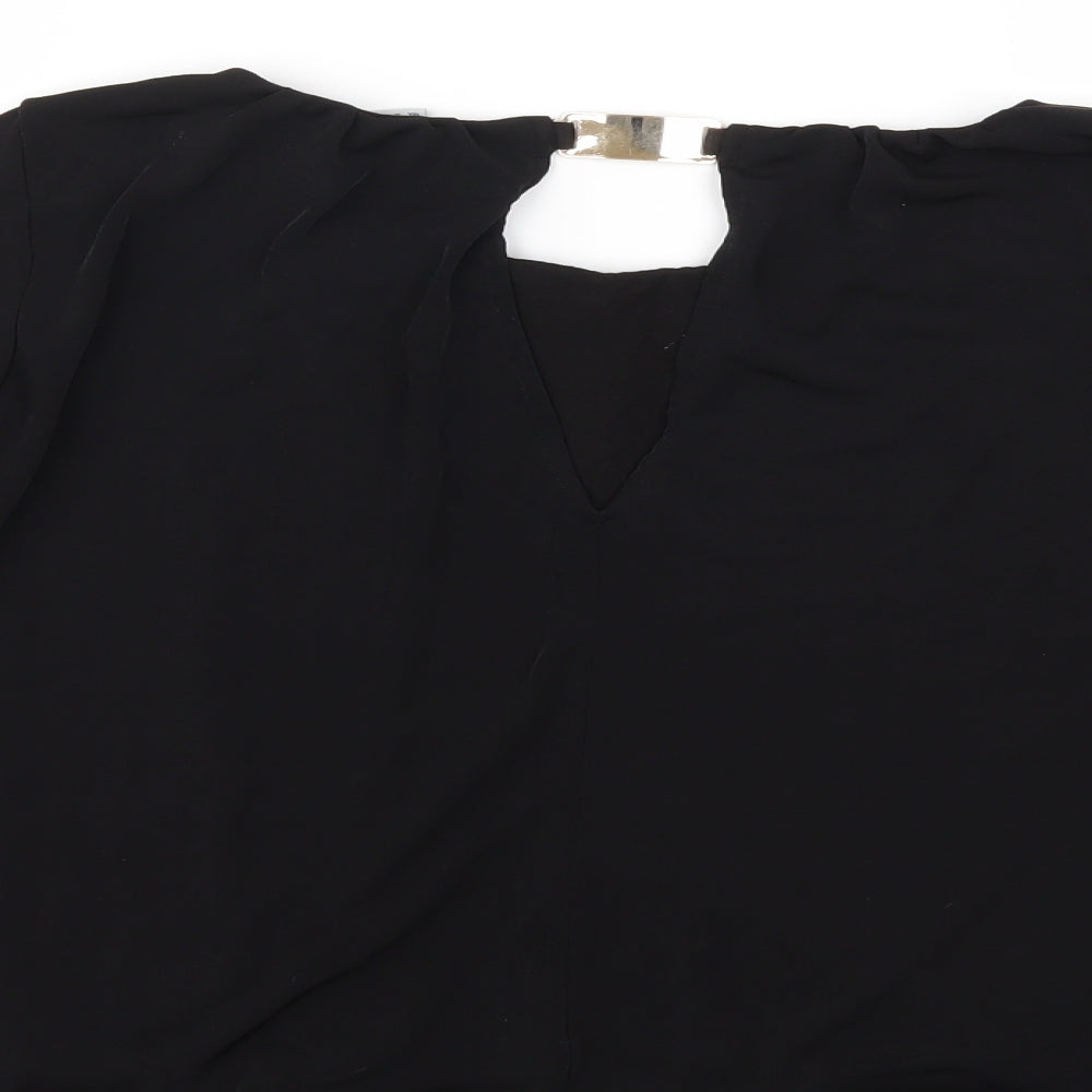 H&M Womens Black Basic Blouse Size M