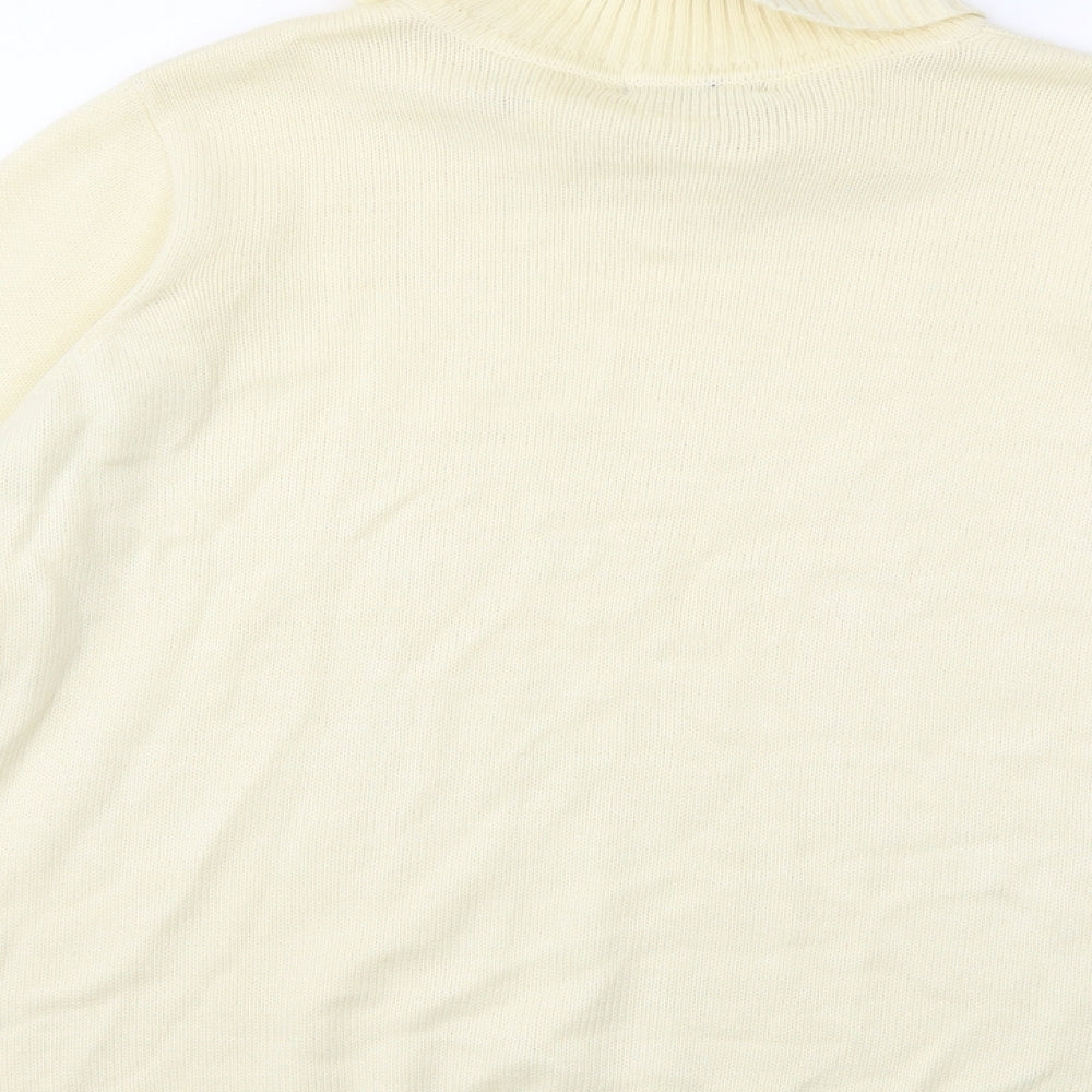 Bonmarché Womens Ivory Knit Pullover Jumper Size L