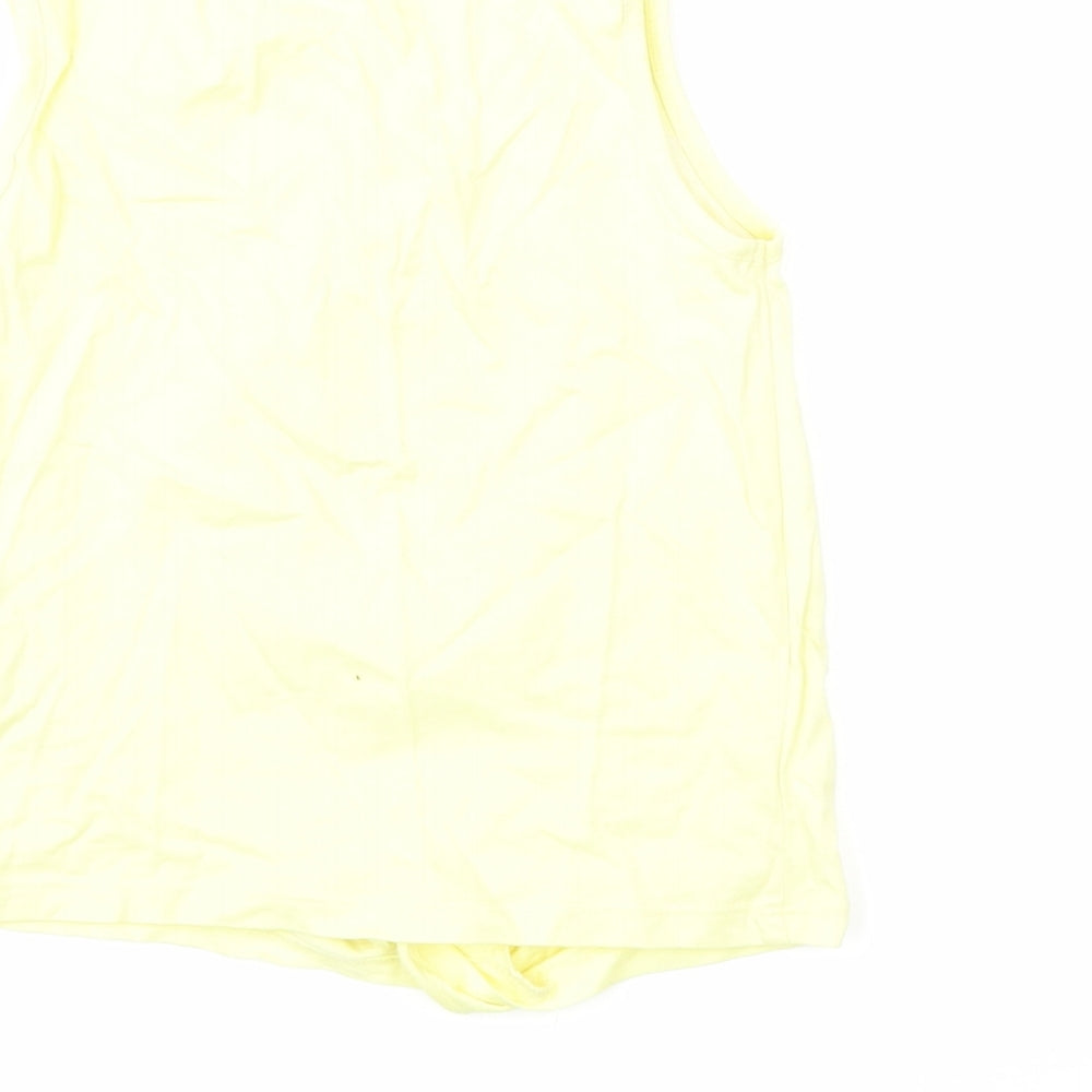Primark Girls Yellow Basic Tank Size 5-6 Years