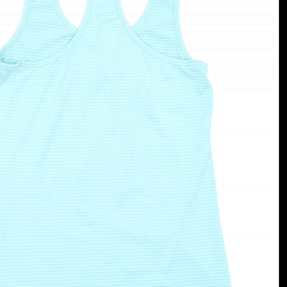 90 Degree Womens Blue Basic Tank Size L