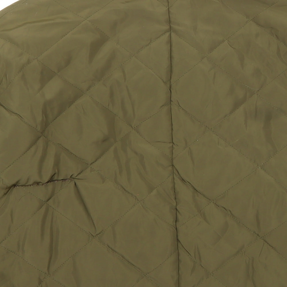 H&M Womens Green Jacket Coat Size 4