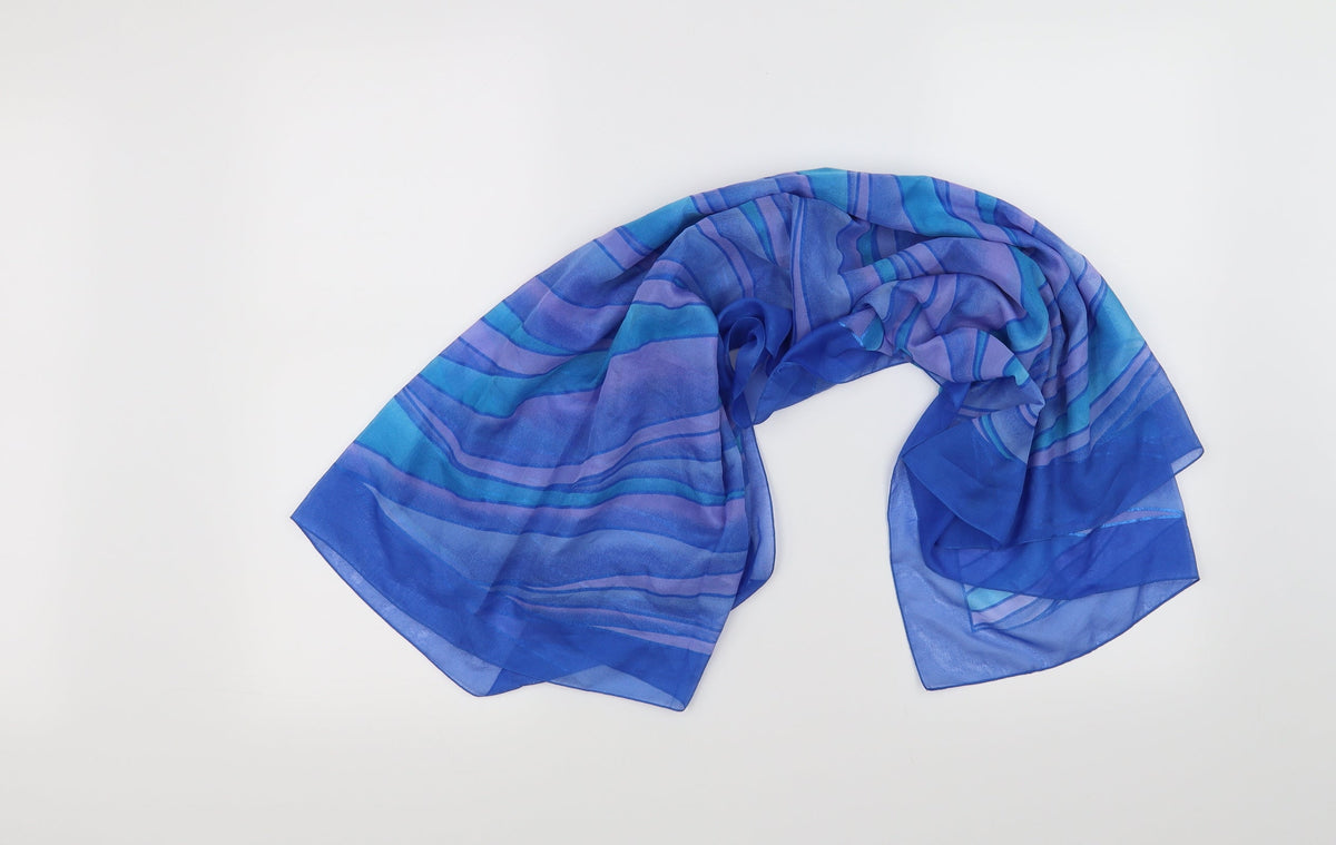 Preworn Womens Blue Shawl/Wrap