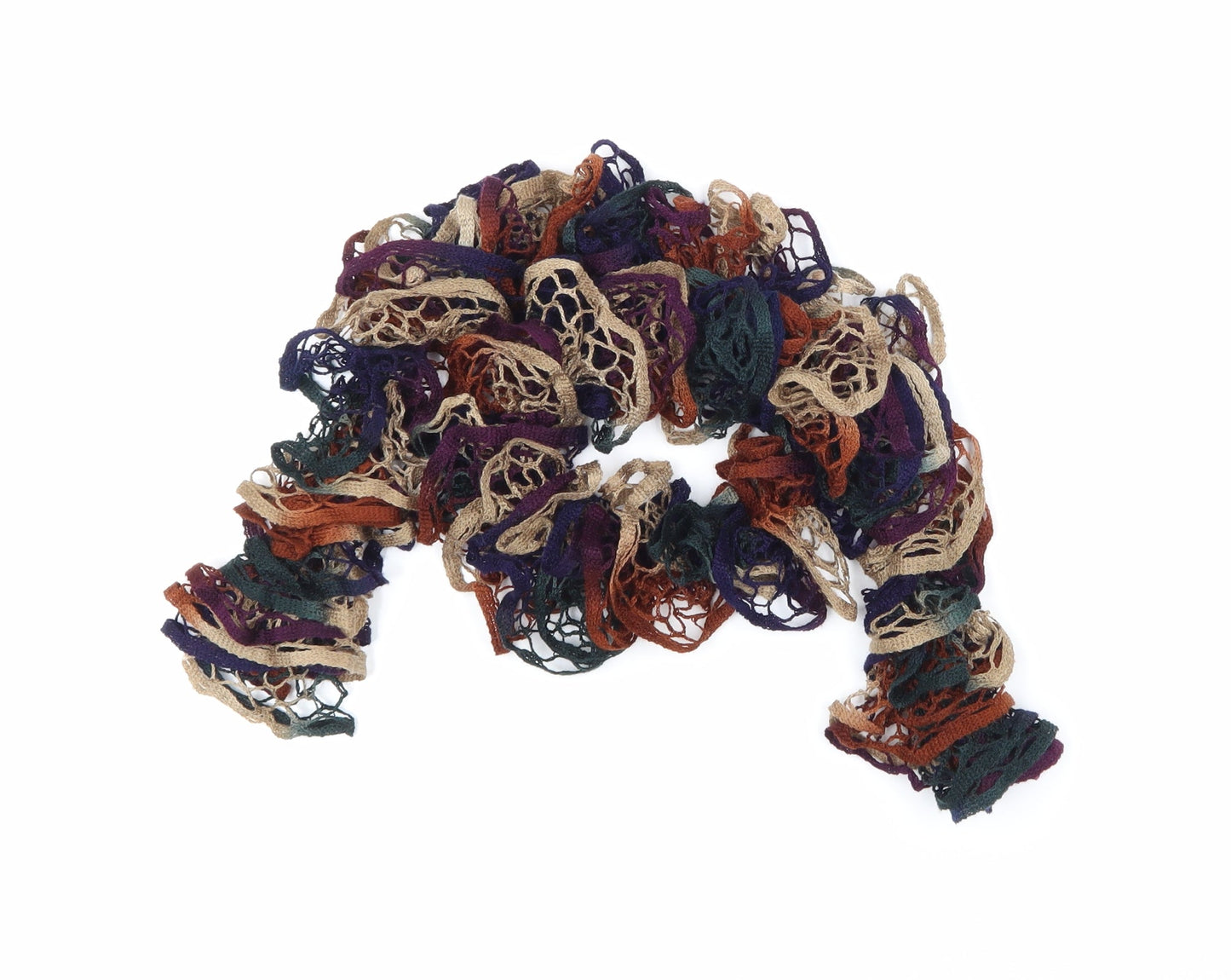 Preworn Womens Multicoloured Knit Scarf