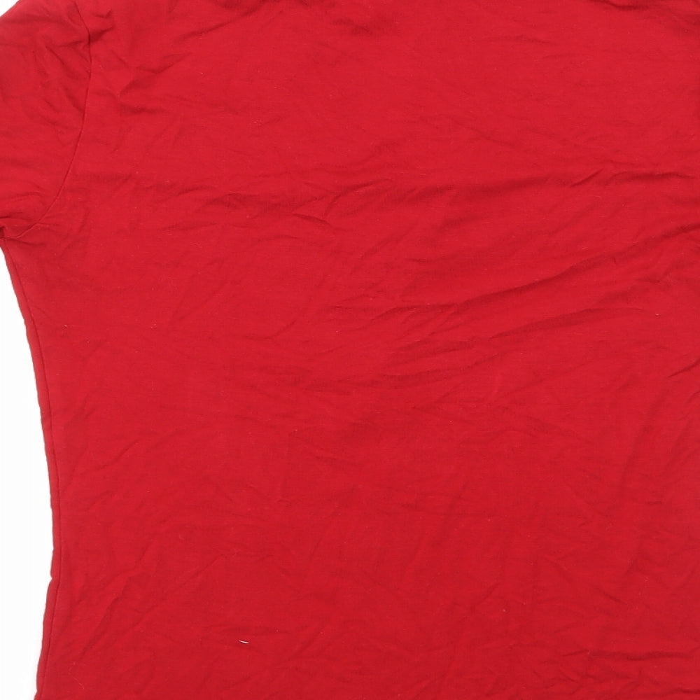 Grace Elements Womens Red Basic Tank Size XS