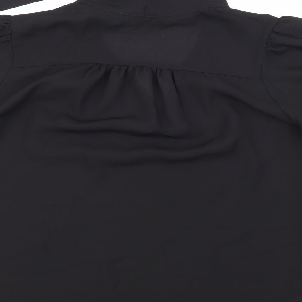 Apricot Womens Black Basic Blouse Size 10