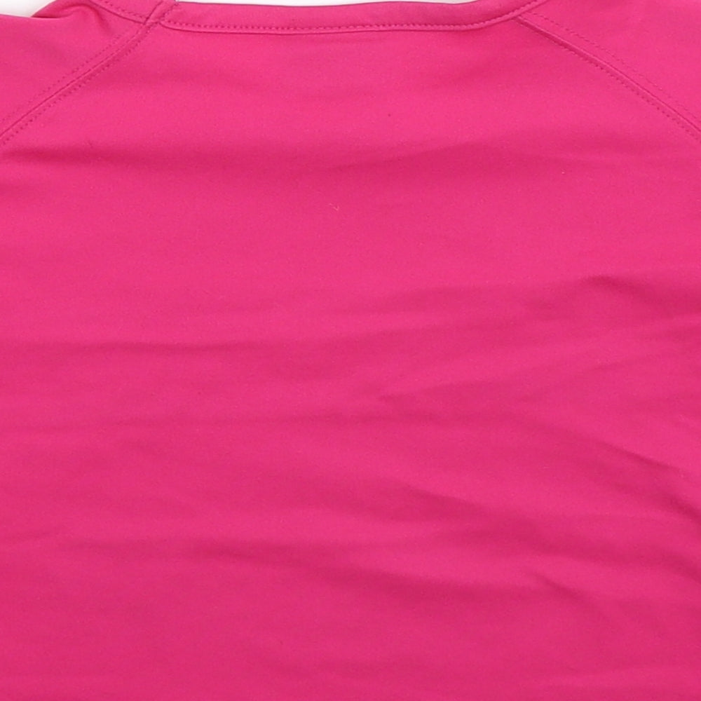 Sports Trading Girls Pink Striped Basic Blouse Size 3 Years