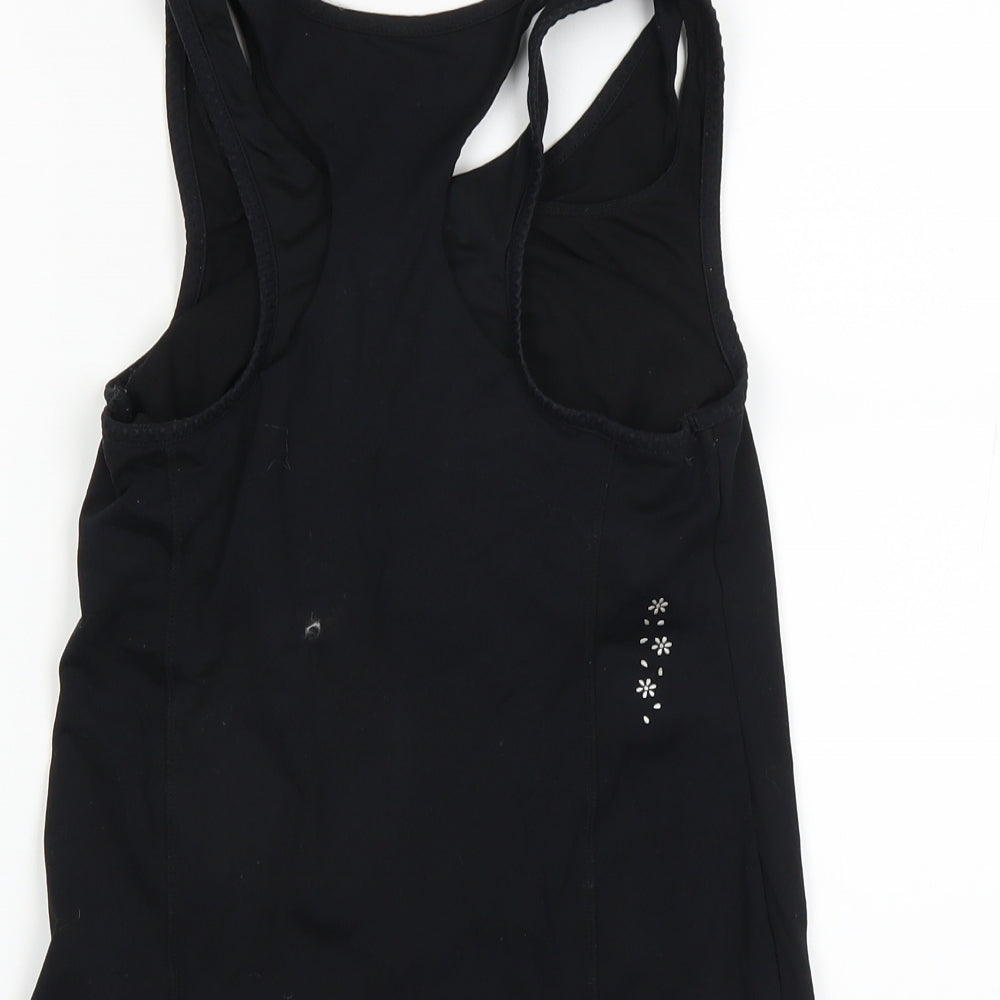 USA Pro Womens Black Jersey Tank Size 8