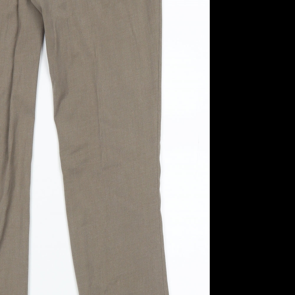 Marks and Spencer Womens Beige Trousers Size 14 L25 in