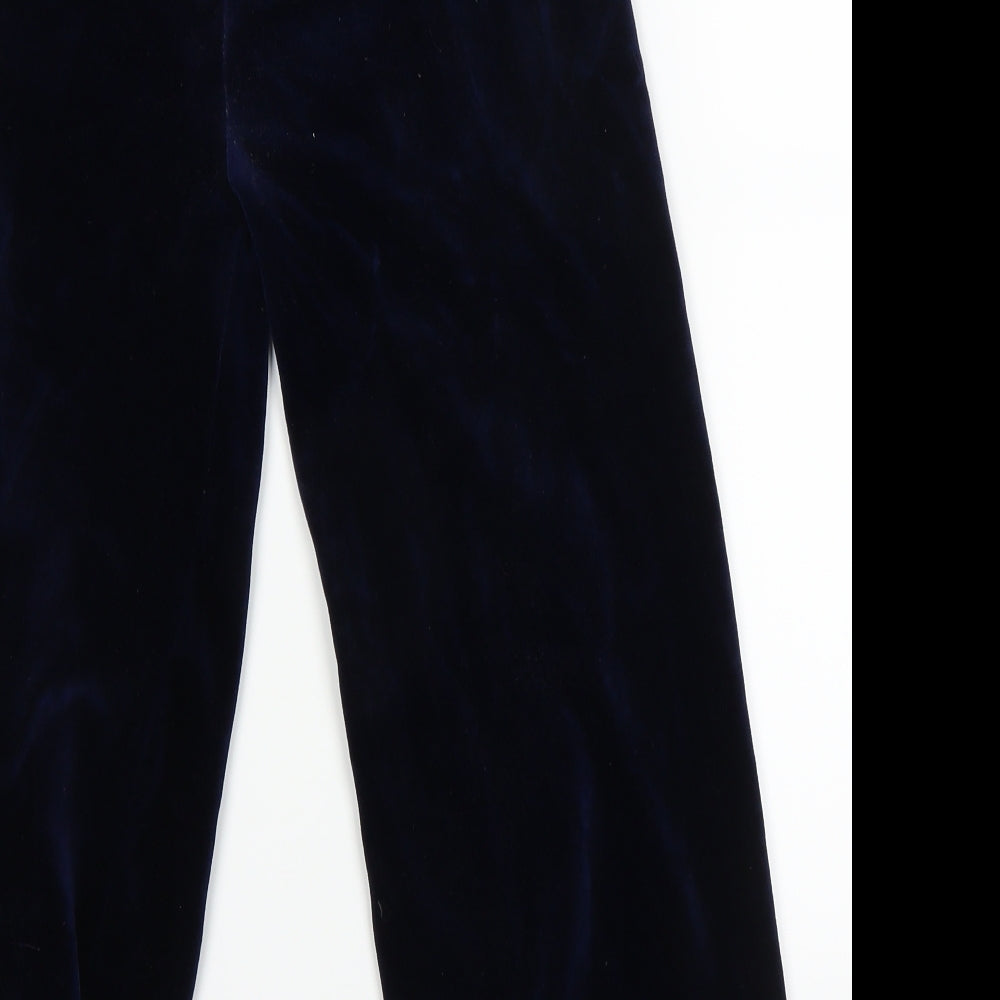 BOB Womens Blue Floral Sweatpants Trousers Size 10 L20 in