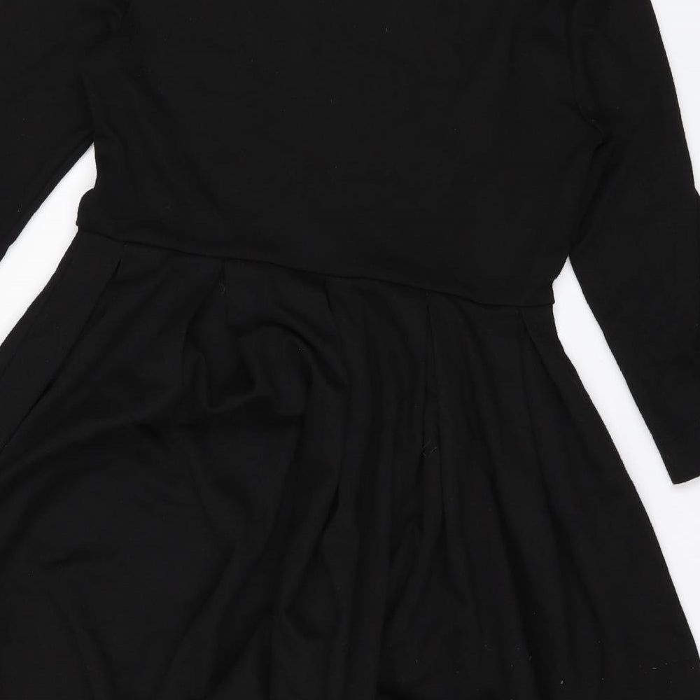 H&M Womens Black Fit & Flare Size M