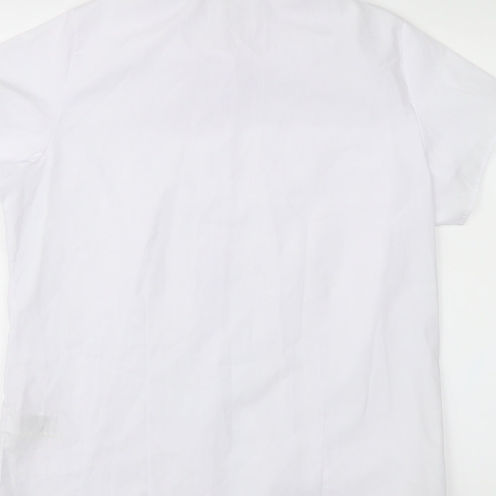 Marks & Spencer Girls White Basic Button-Up Size S