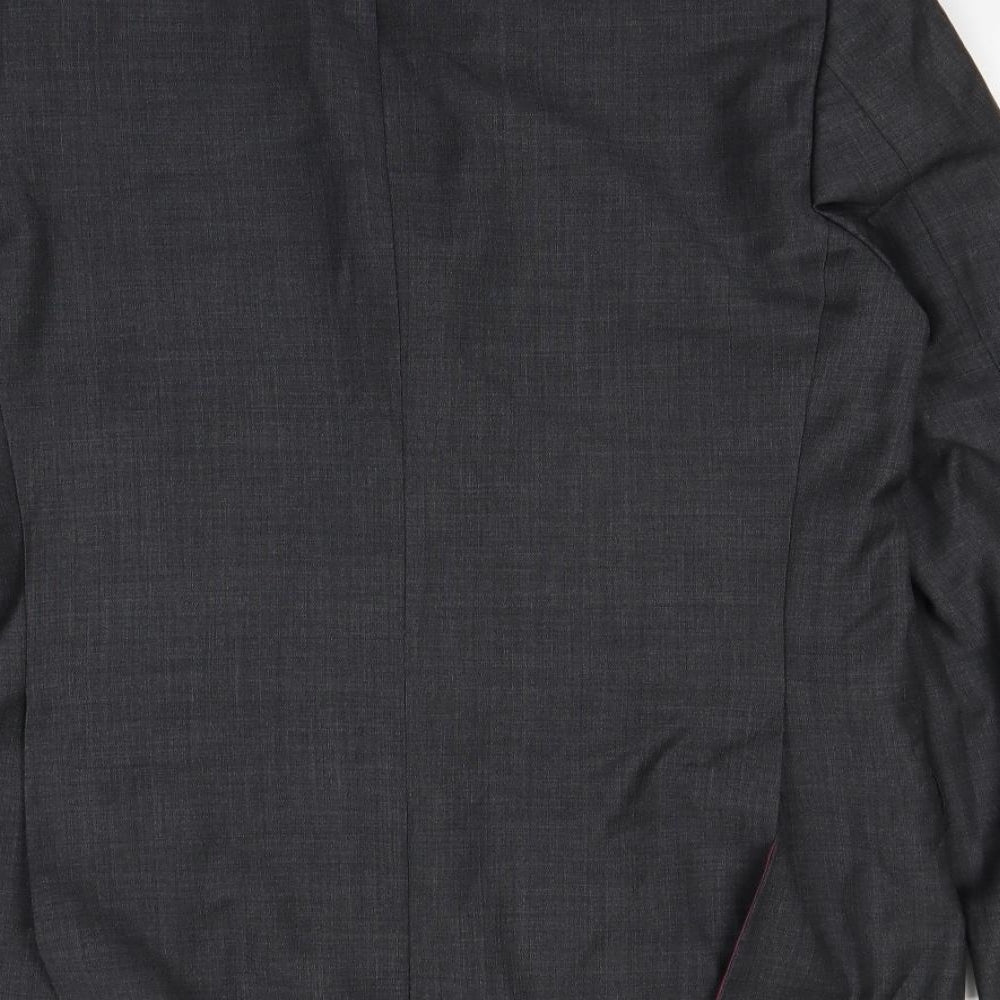 Preworn Mens Grey Jacket Suit Size L
