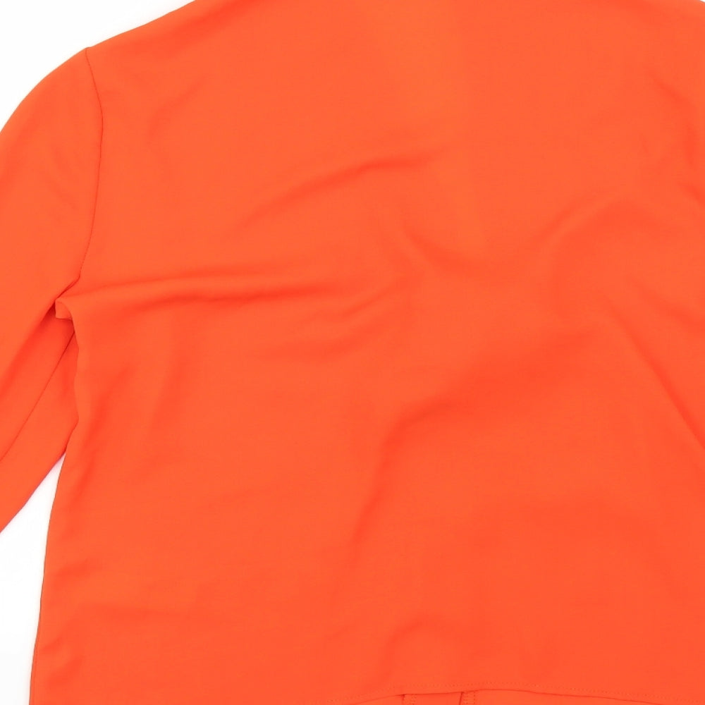NewLook Womens Orange Basic Blouse Size 6