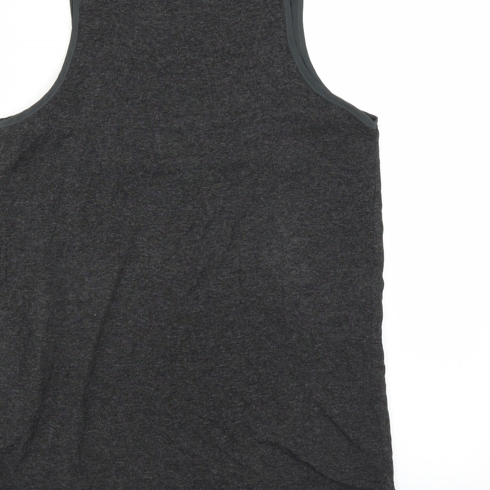 Gray & Willow Womens Grey Basic Tank Size 8