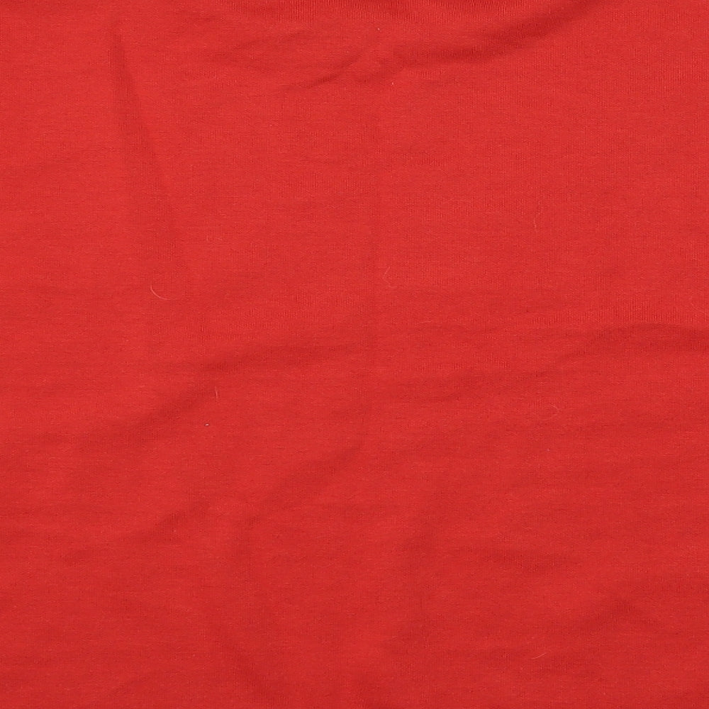 Primark Womens Red Jersey Pullover Sweatshirt Size 18