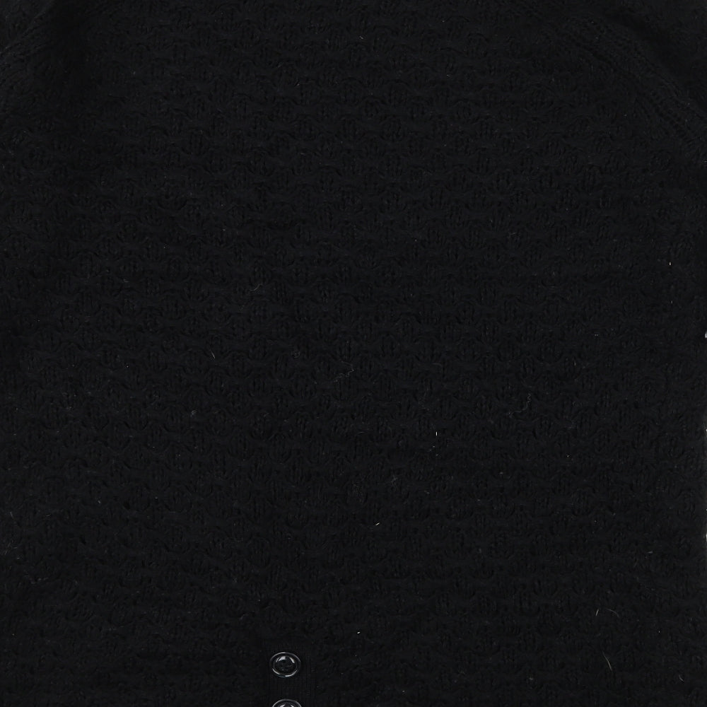 New Look Womens Black Knit Pullover Jumper Size S